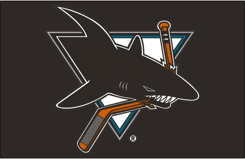 San Jose Sharks 2001-2007 Jersey Logo DIY iron on transfer (heat transfer)